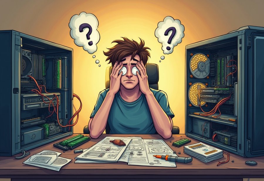 Embrace the Chaos and Humor of DIY Computer Upgrades