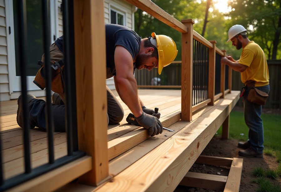 Transform Your Backyard with Artistic Custom Deck Design
